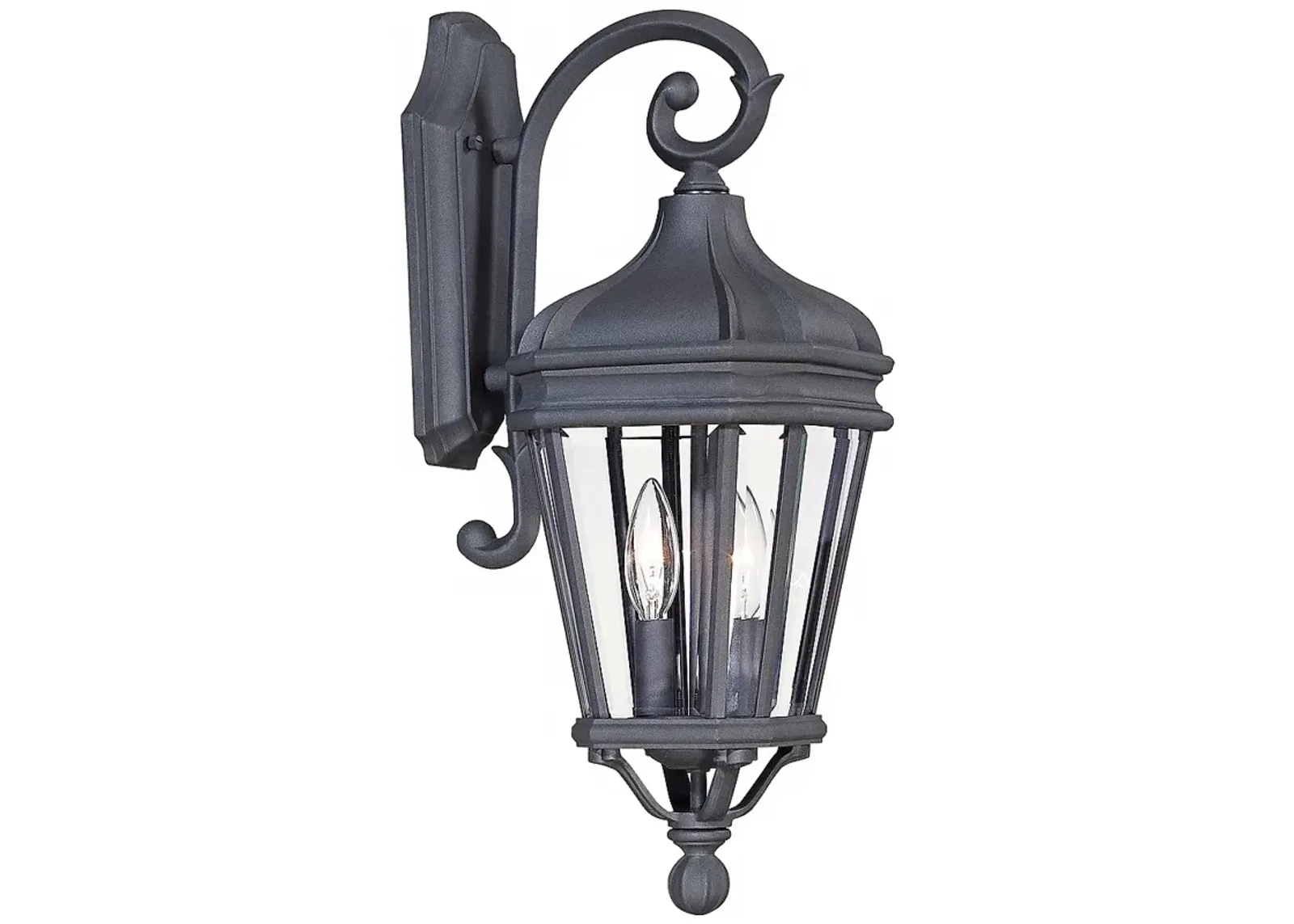 Harrison 20" High Vintage Black Outdoor Wall Light