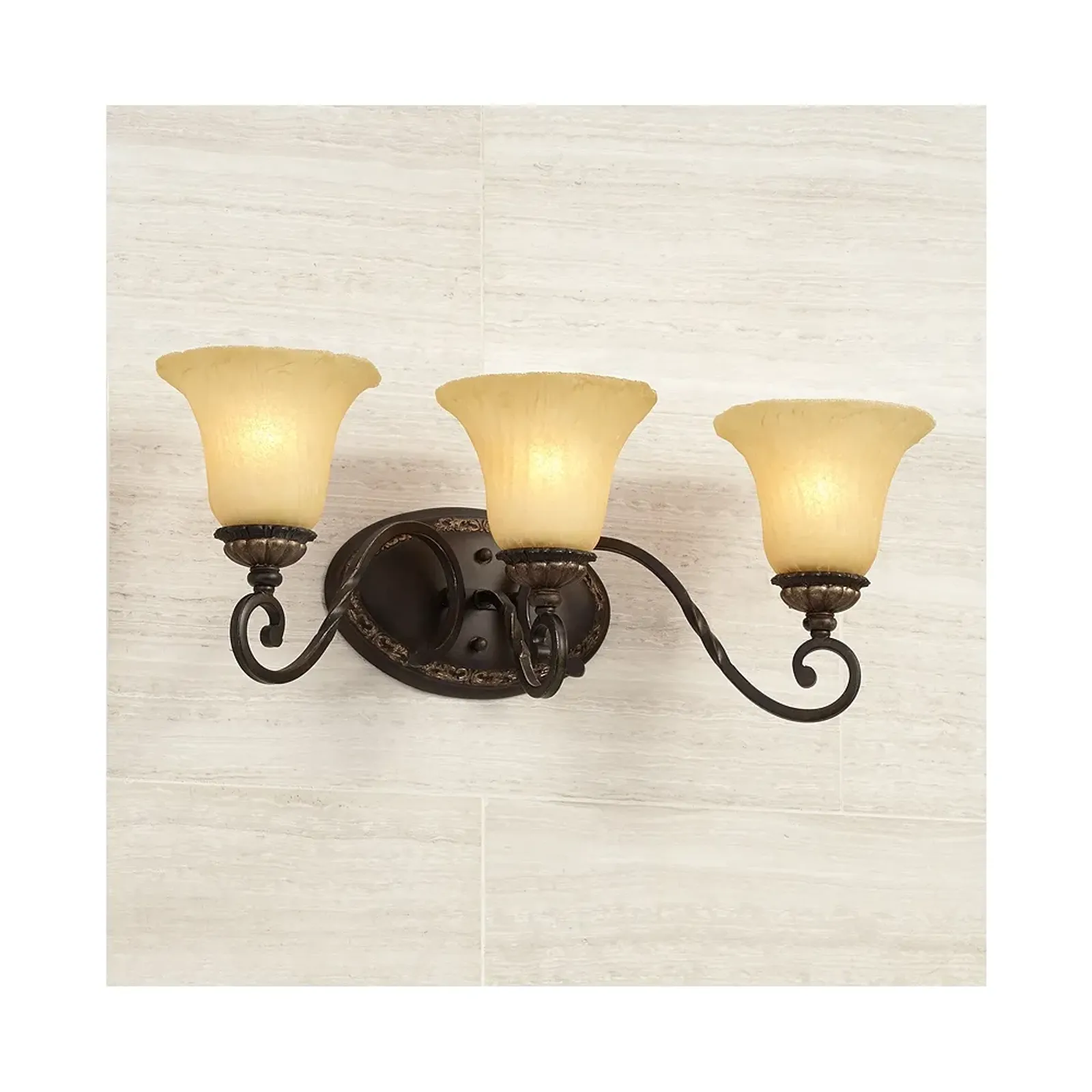 San Marino Bronze and Gold 23 1/2" Wide Bath Light