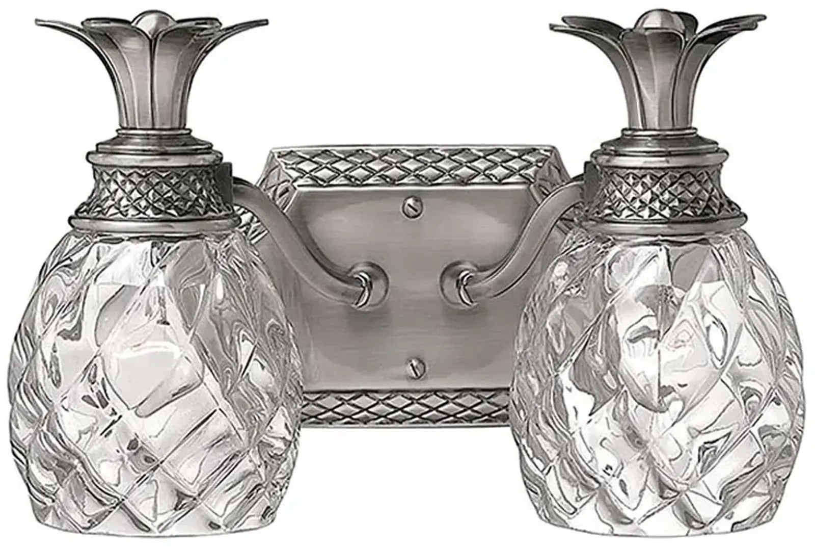 Bath Plantation-Two Light Vanity-Polished Antique Nickel