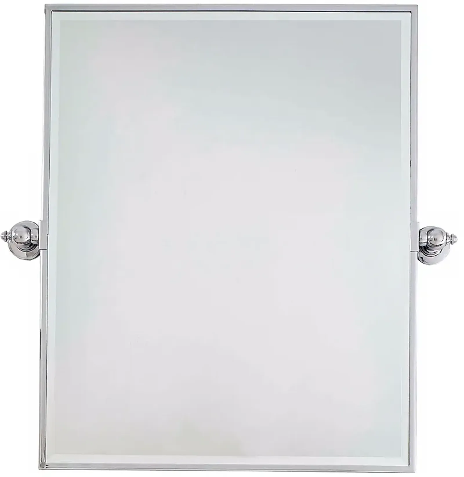 Minka 30" High XL Chrome Bathroom Wall Mirror