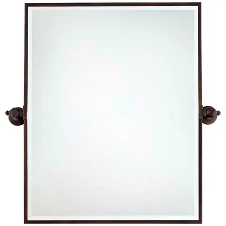 Minka 30" High XL Dark Brushed Bronze Bathroom Wall Mirror