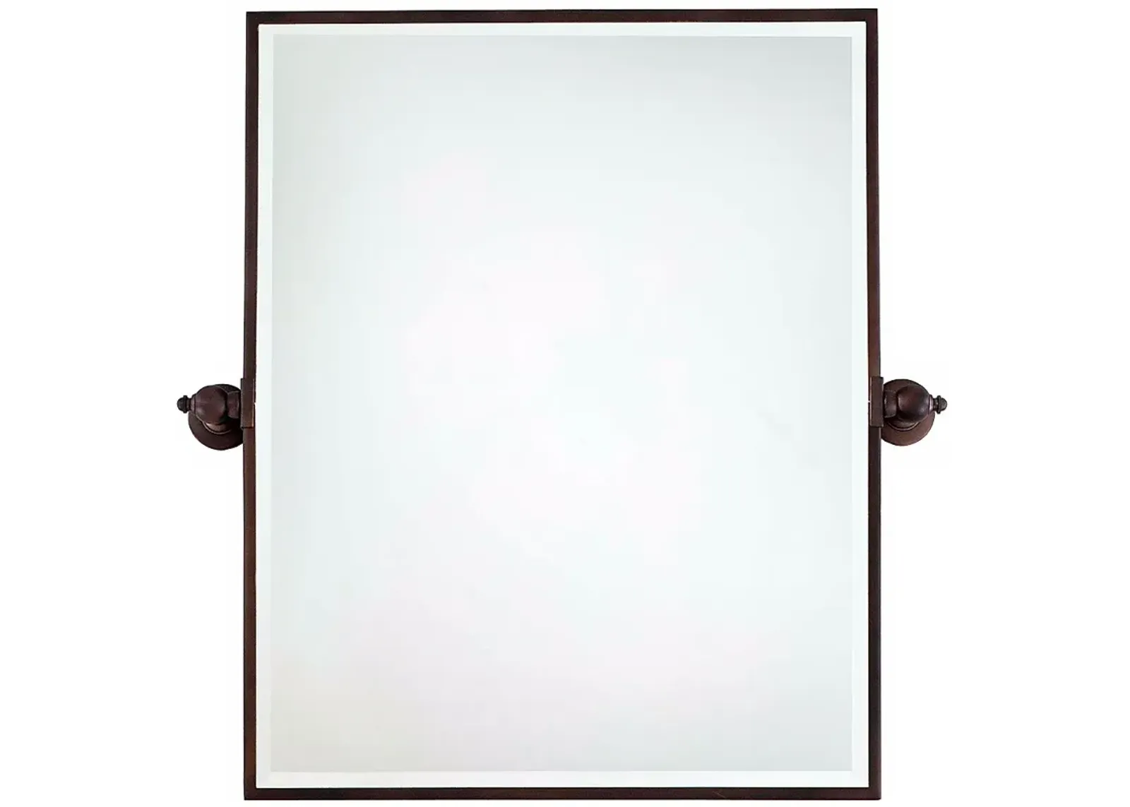 Minka 30" High XL Dark Brushed Bronze Bathroom Wall Mirror