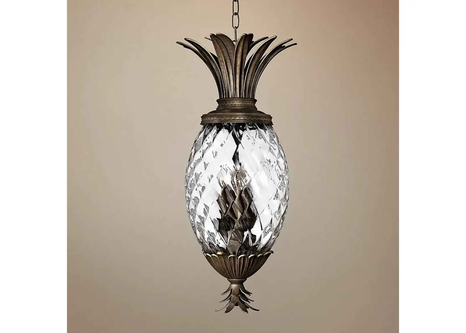 Hinkley Plantation 12 1/2" Wide Bronze Pendant Light