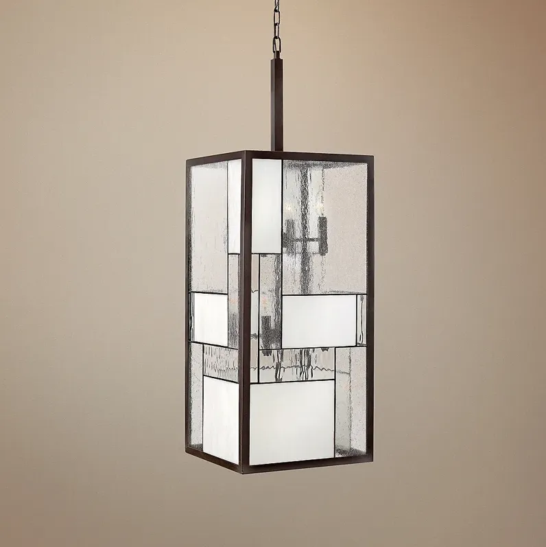 Hinkley Mondrian 12-Light 42" High Bronze Pendant Light