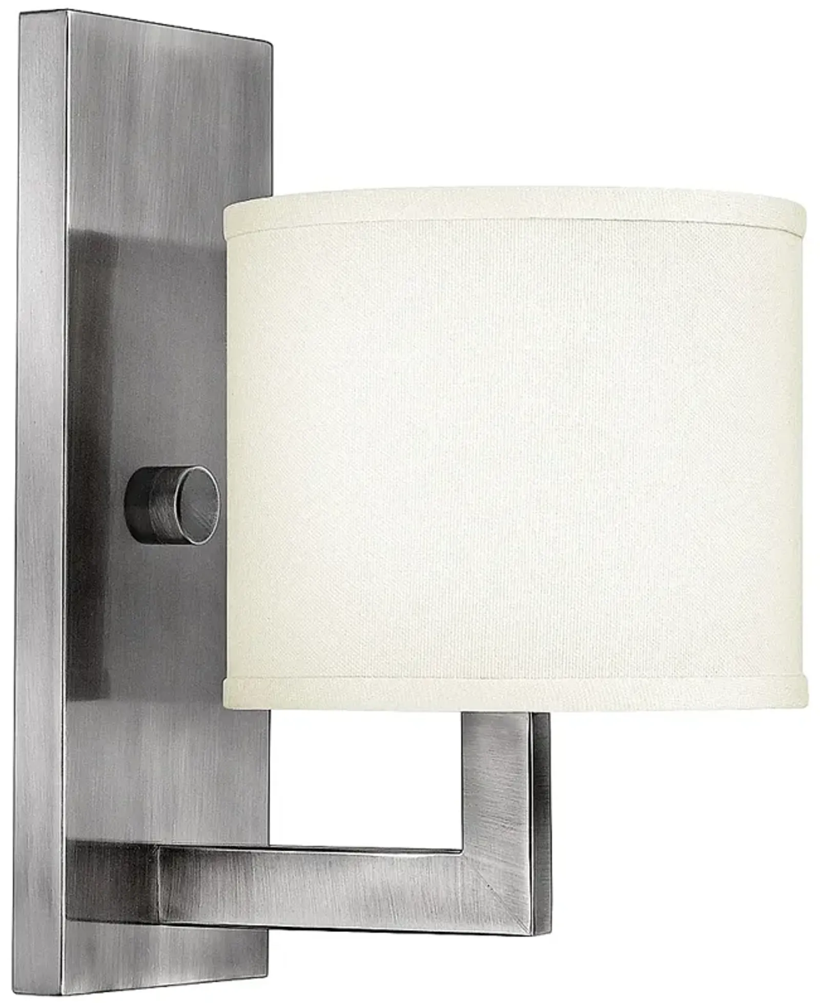 Hinkley Hampton 12" High Small Antique Nickel Wall Sconce