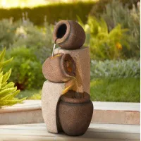 Tipping Jugs LED Indoor/Outdoor 30" High Fountain