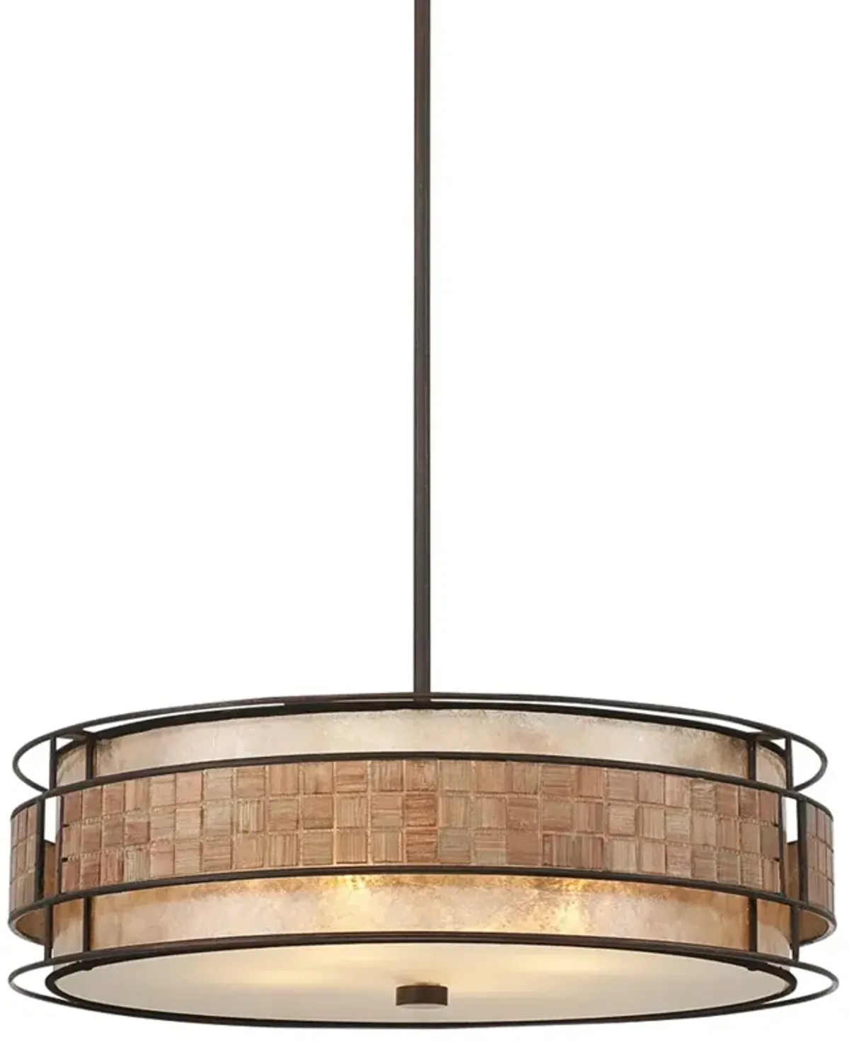 Quoizel Laguna 22"W Renaissance Copper Drum Pendant Light