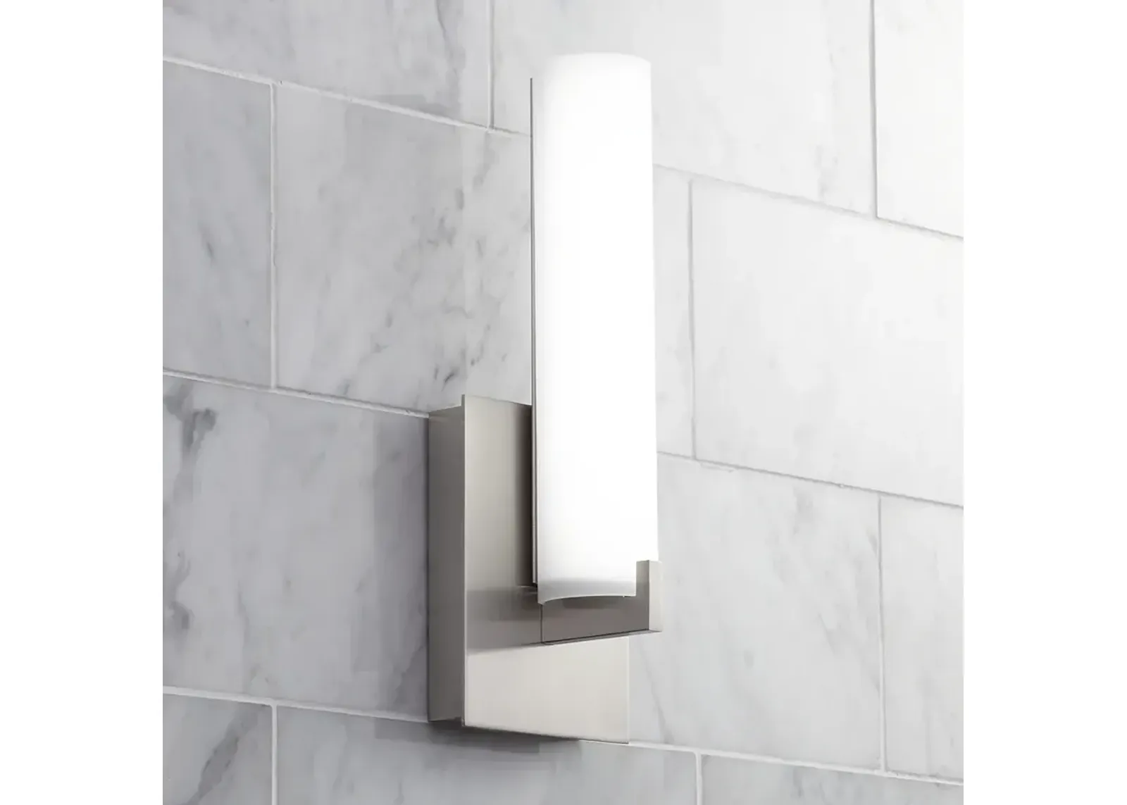 George Kovacs 13 1/4" High ADA Nickel LED Wall Sconce