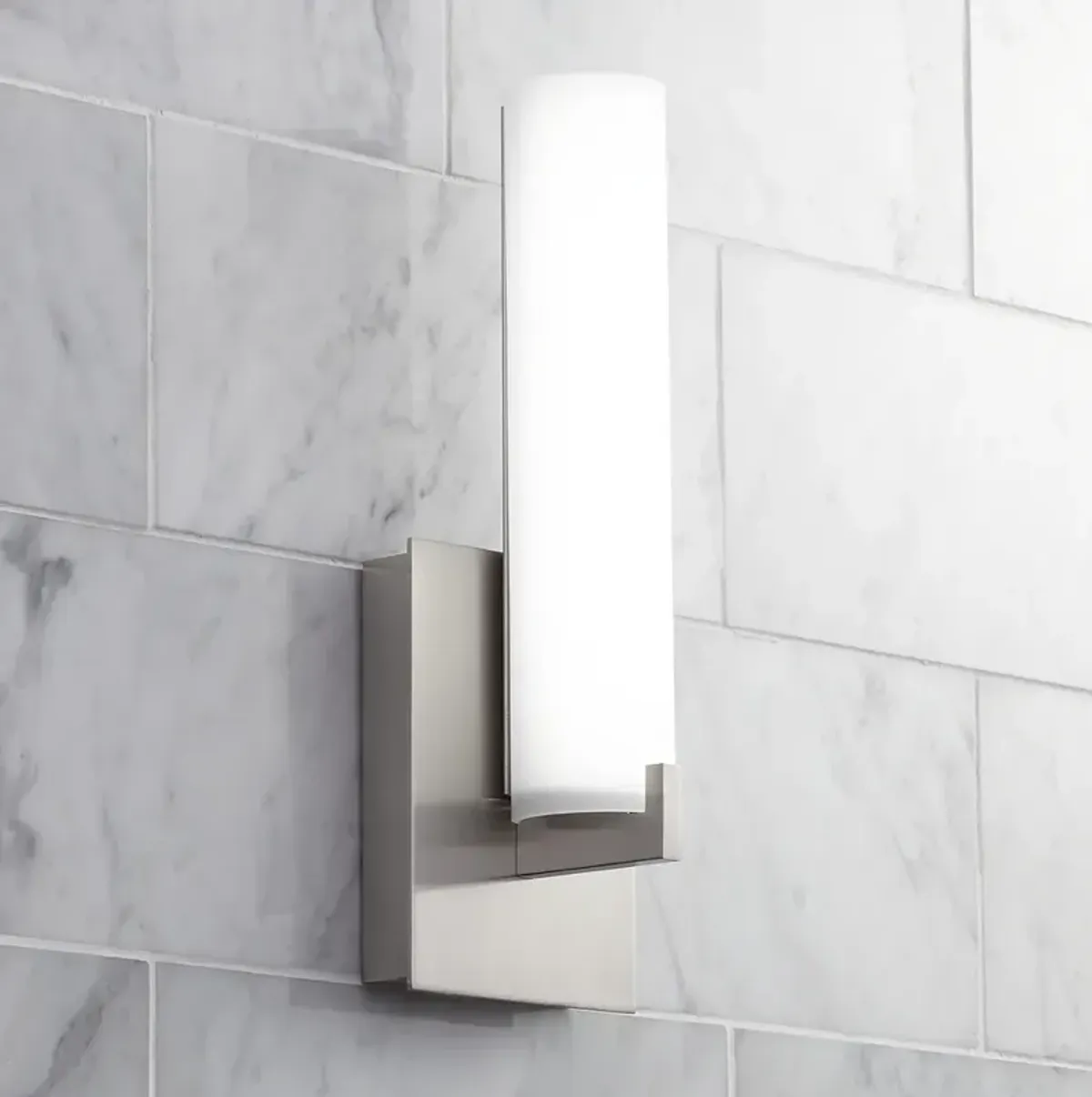 George Kovacs 13 1/4" High ADA Nickel LED Wall Sconce