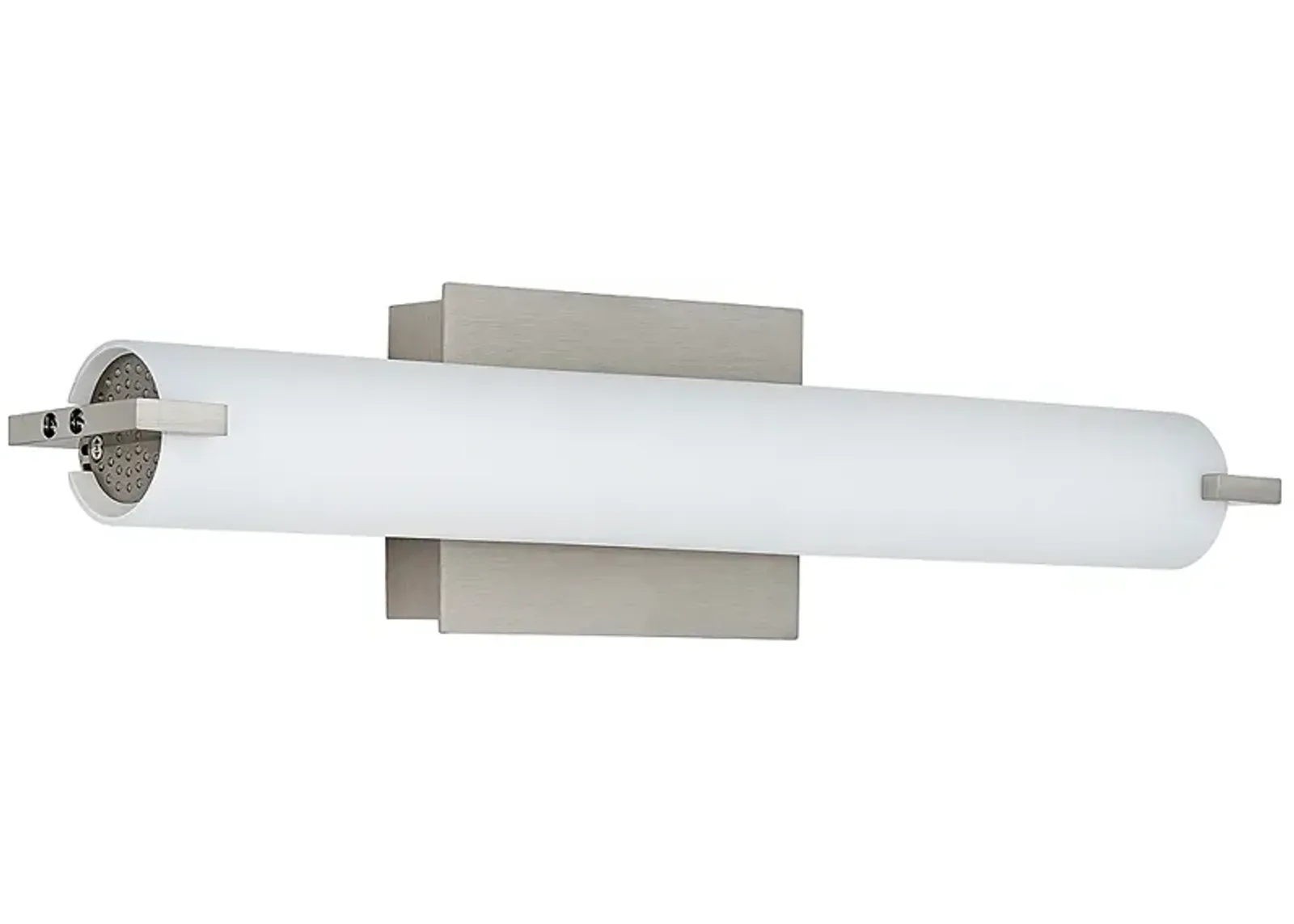 George Kovacs 20 1/2" Wide Modern Nickel and Opal Glass LED Bath Light