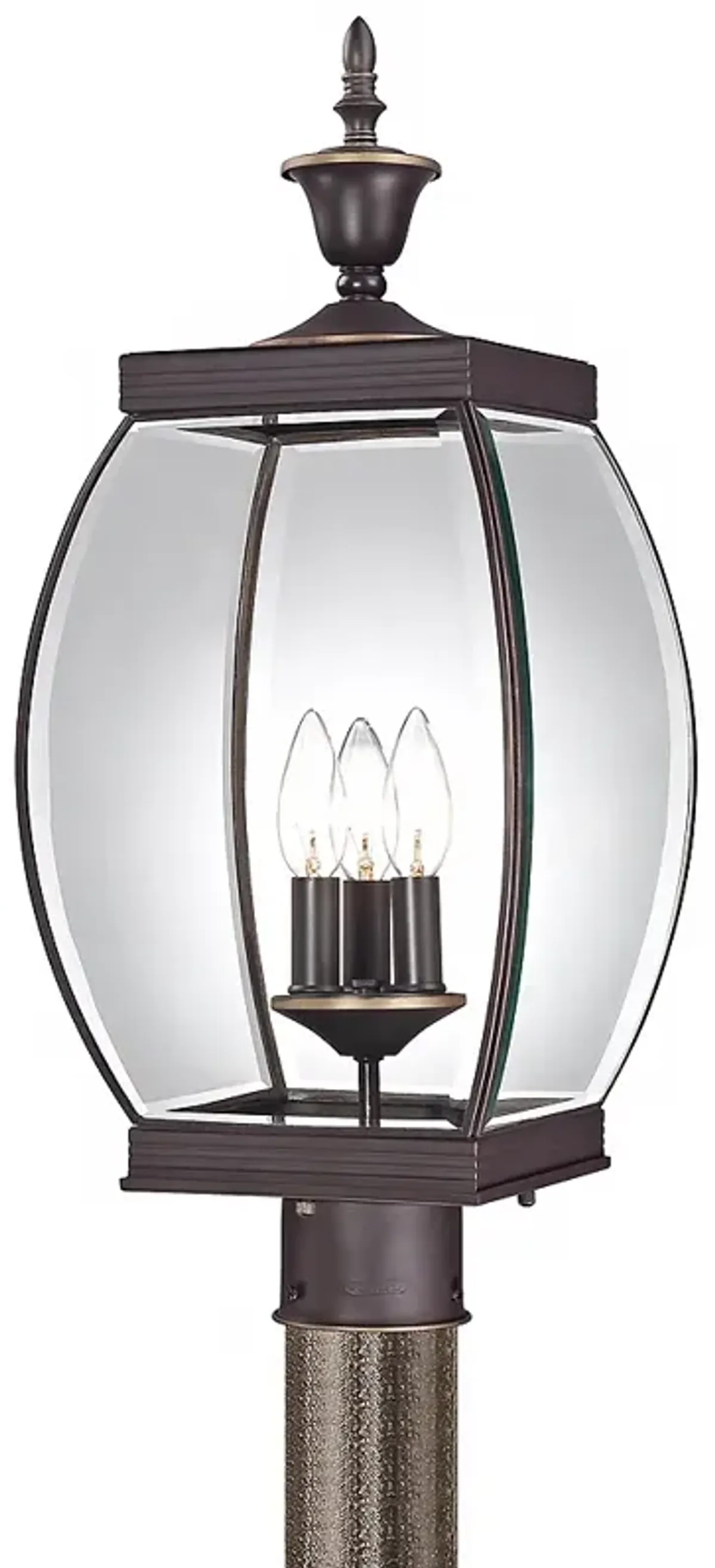 Quoizel Oasis 22" High Bronze Finish Outdoor Post Light