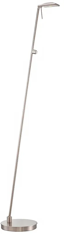 George Kovacs 49 3/4" Brushed Nickel Dome LED Modern Floor Lamp