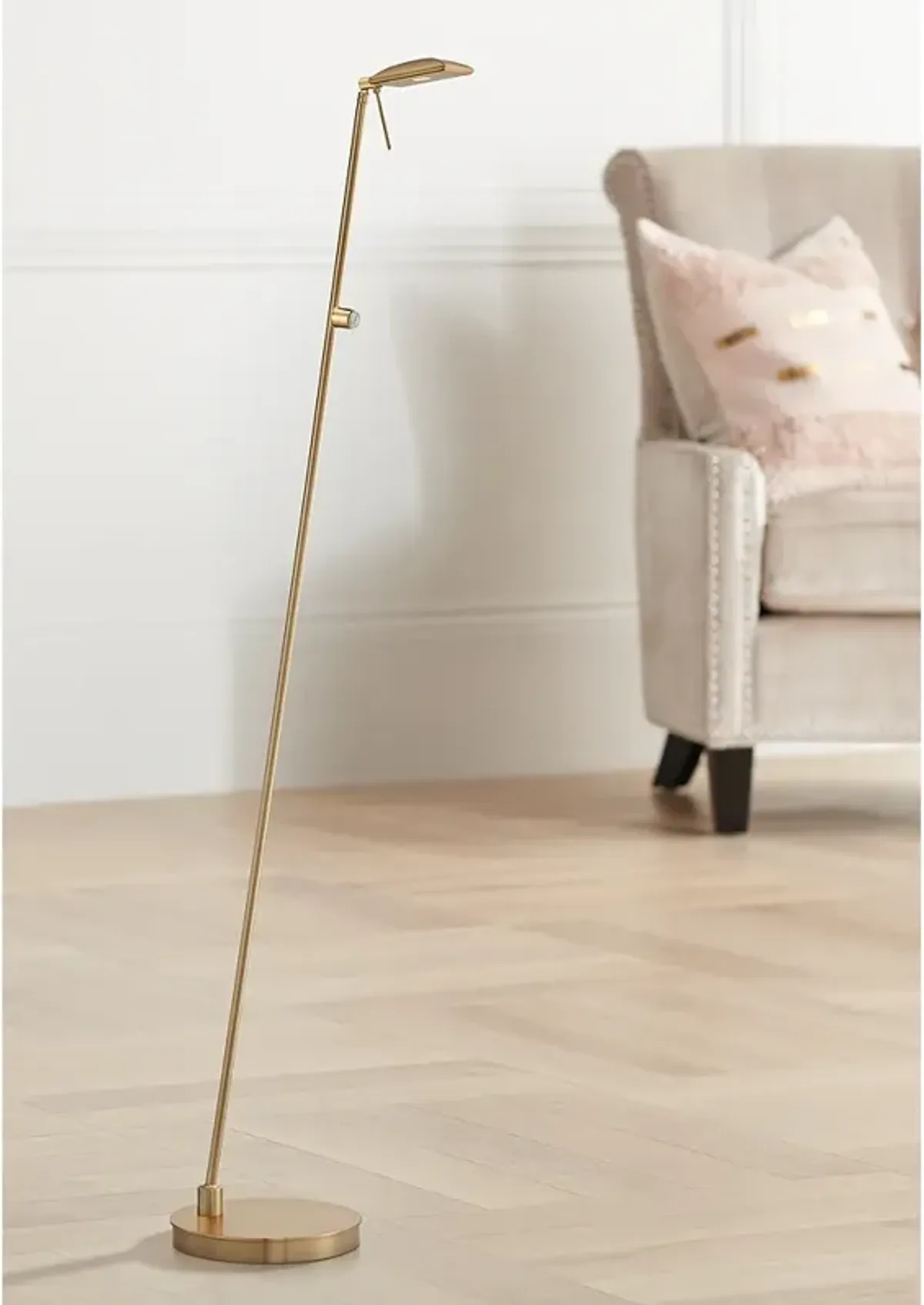 George Kovacs 49 3/4" High Honey Gold Dome LED Pharmacy Floor Lamp