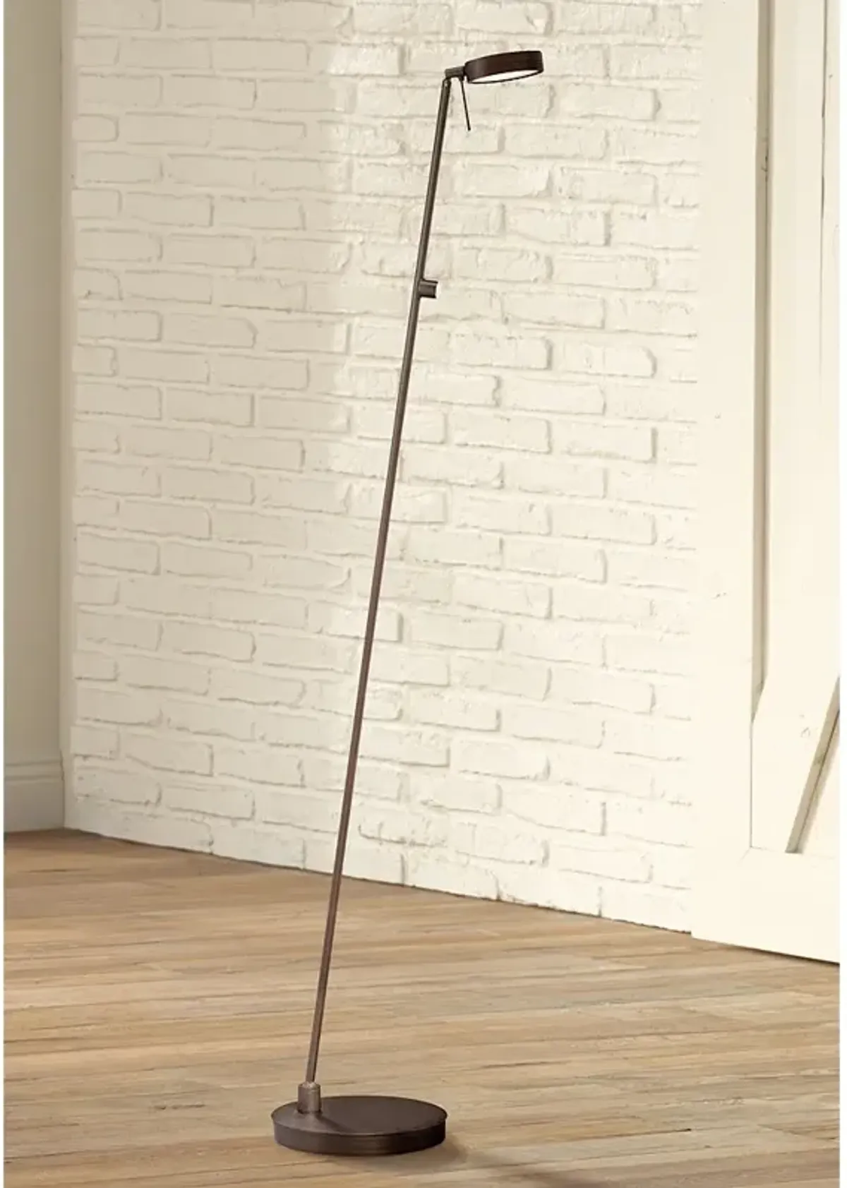 George Kovacs Copper Bronze LED Floor Lamp