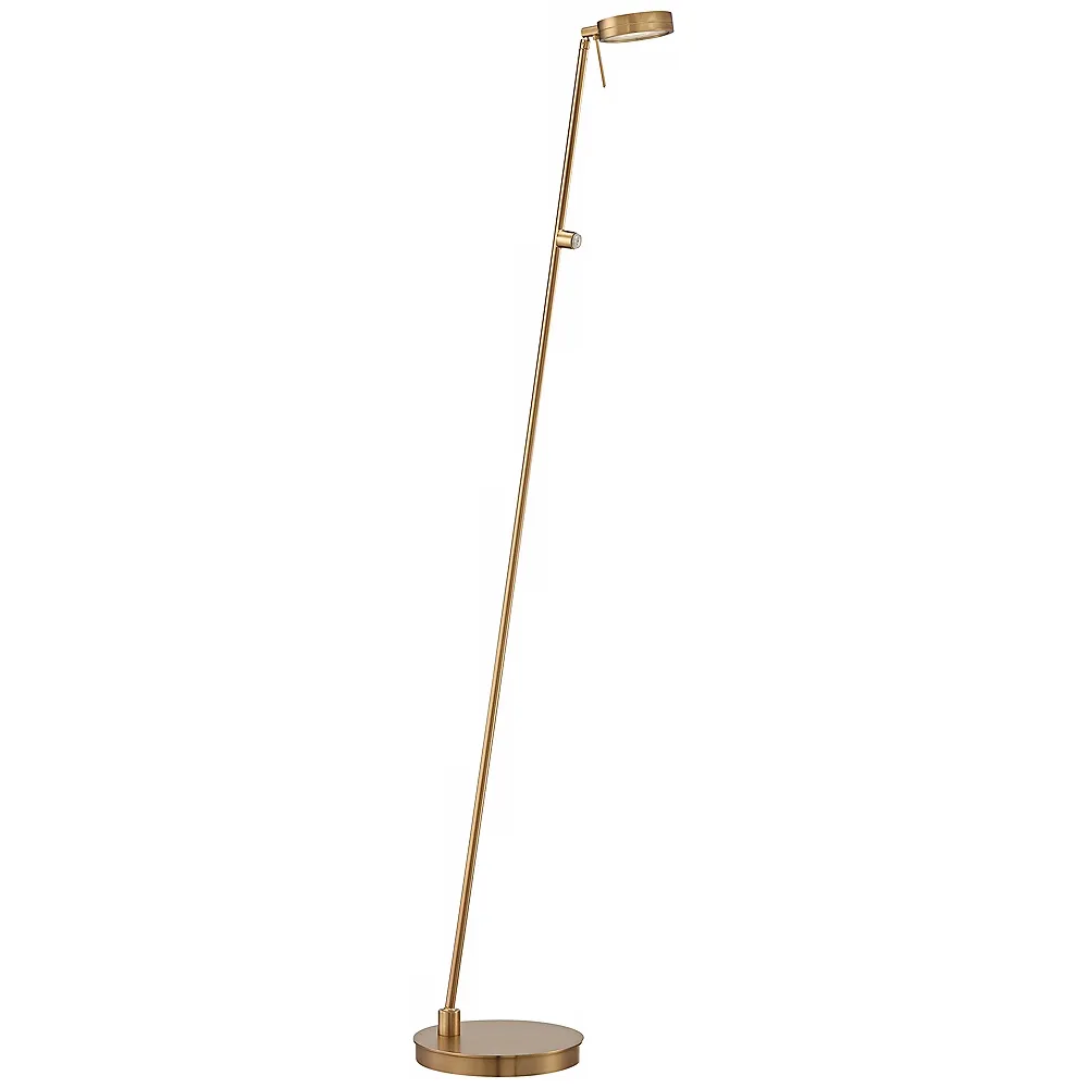 George Kovacs 49 3/4" High Modern Honey Gold LED Floor Lamp