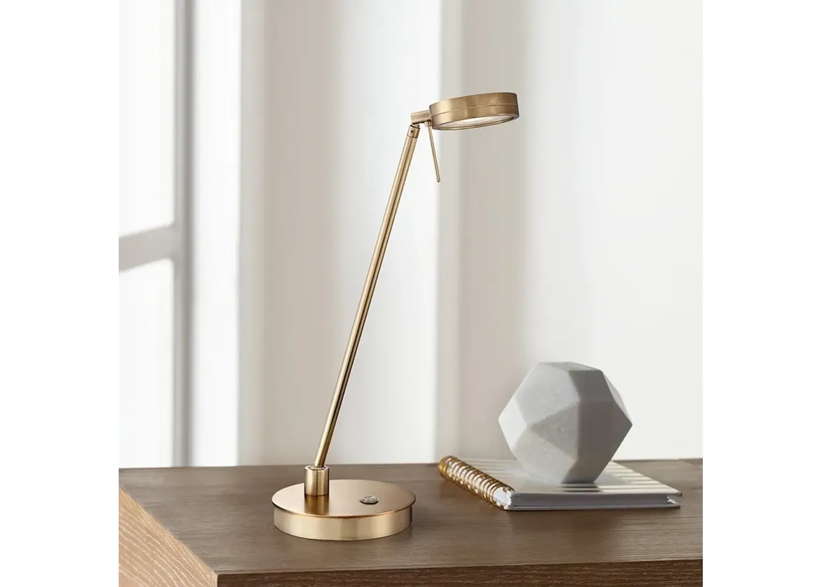 George Kovacs Honey Gold LED Desk Lamp