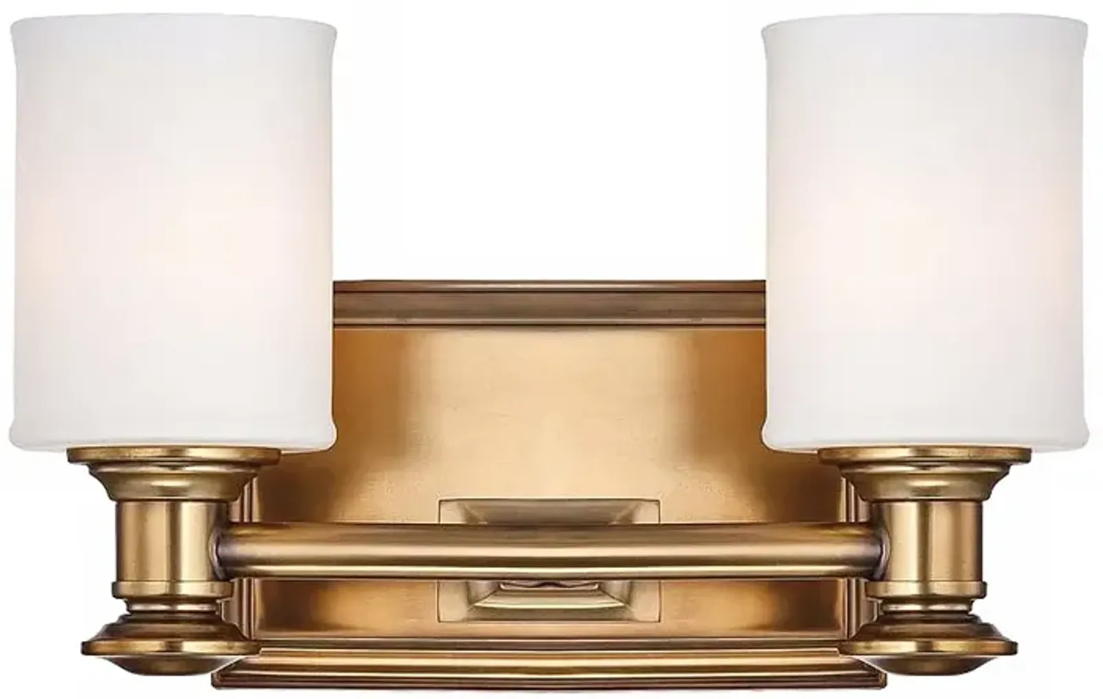 Harbour Point 7 1/4" High 2-Light Liberty Gold Wall Sconce