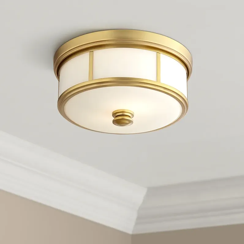 Harbour Point 13 1/2" Wide Liberty Gold Ceiling Light