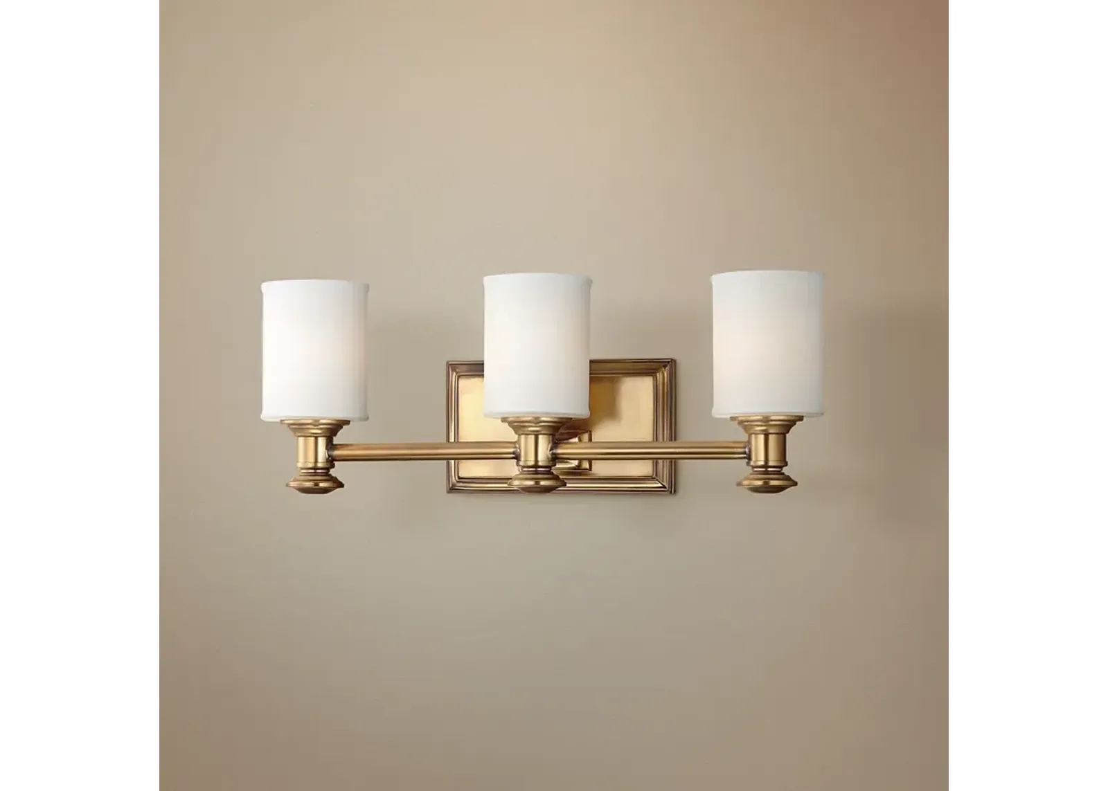 Harbour Point 3-Light 19" Wide Liberty Gold Bath Light