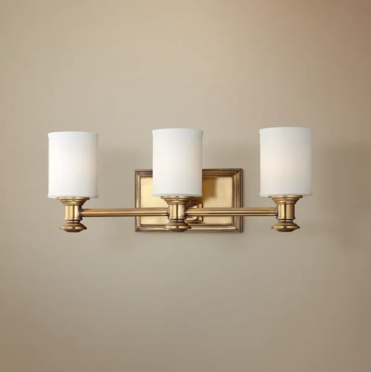 Harbour Point 3-Light 19" Wide Liberty Gold Bath Light