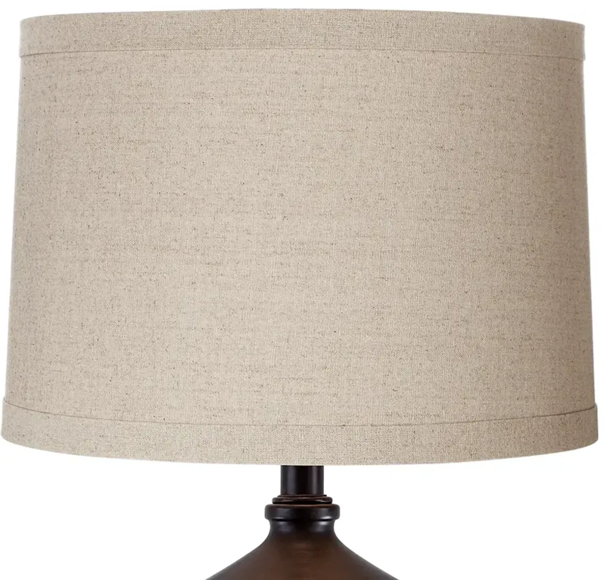 Springcrest Natural Linen Drum Shade 15x16x11 (Spider)