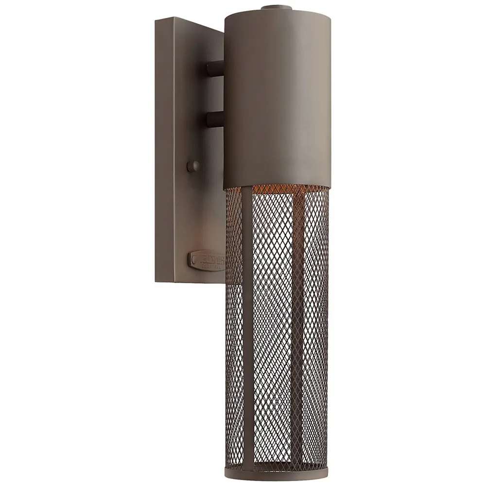 Hinkley Aria 14 1/2"H Buckeye Bronze LED Outdoor Wall Light