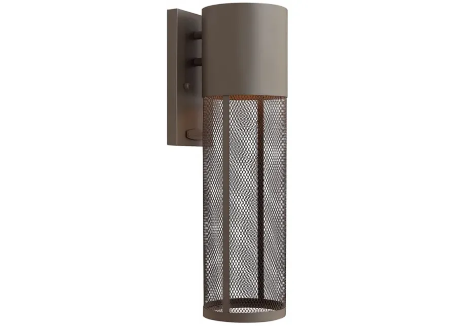 Hinkley Aria 18 1/2"H Buckeye Bronze LED Outdoor Wall Light