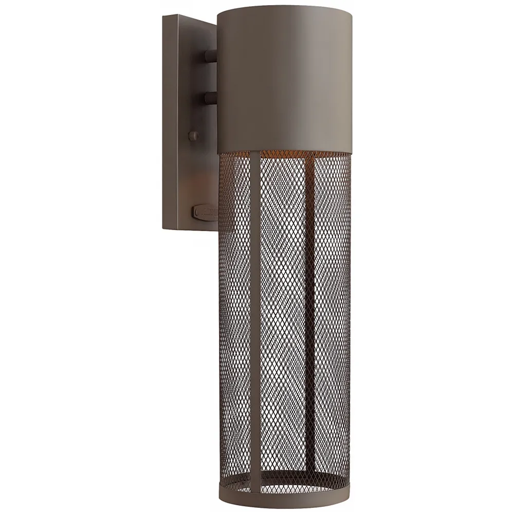 Hinkley Aria 18 1/2"H Buckeye Bronze LED Outdoor Wall Light