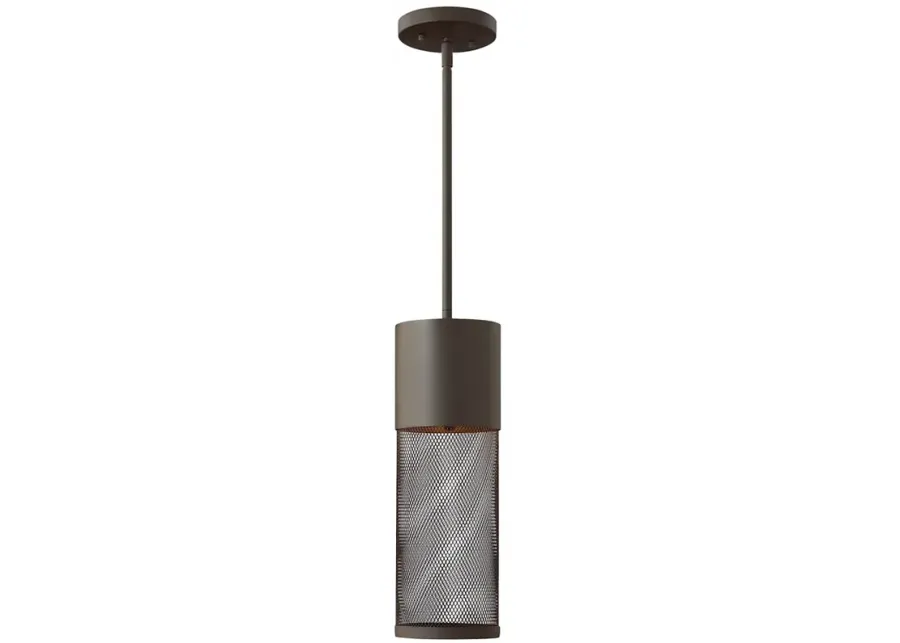 Aria 15 3/4" High Buckeye Bronze LED Outdoor Hanging Light