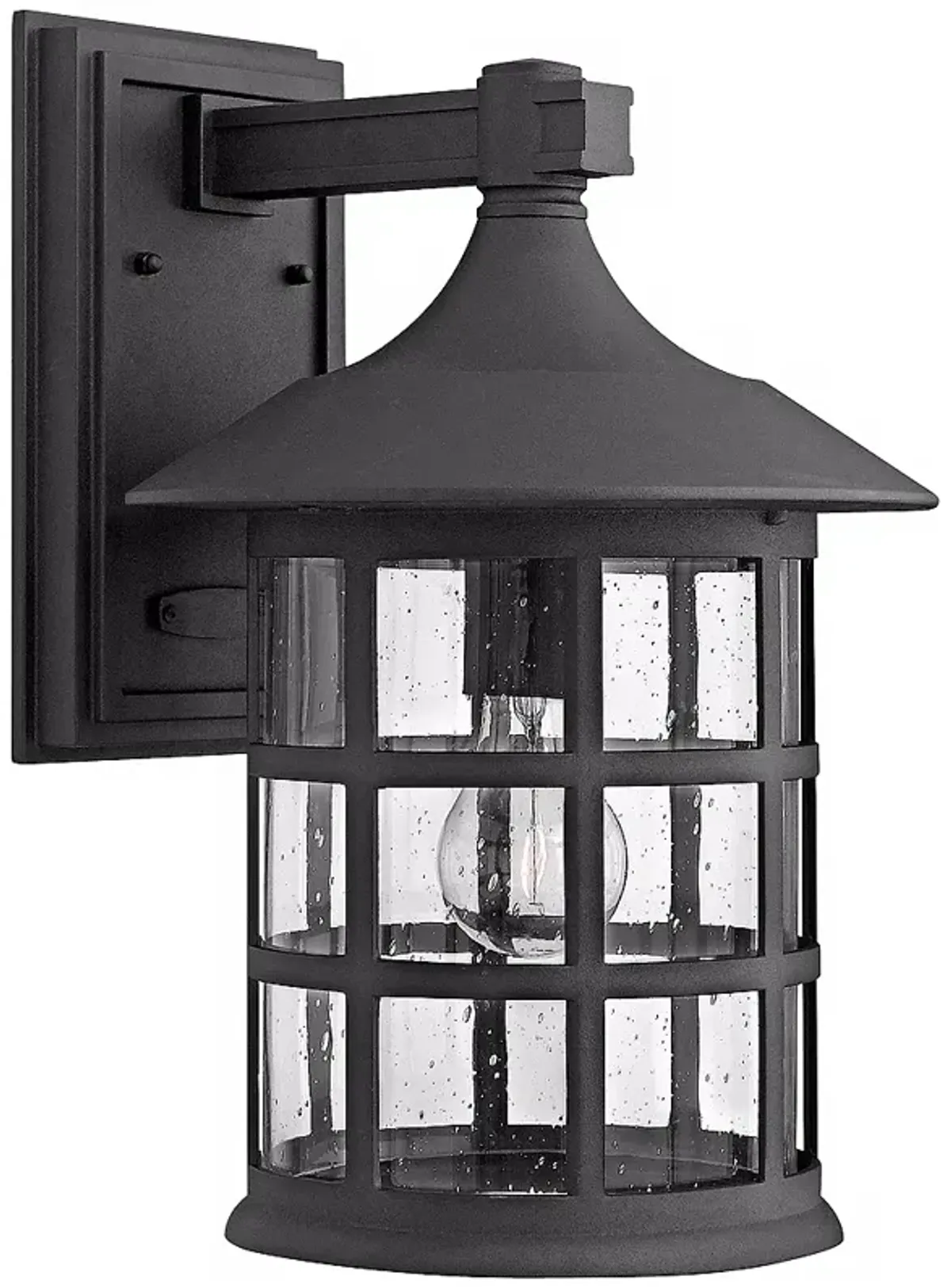 Hinkley Freeport Black 15 1/4" High Outdoor Wall Light