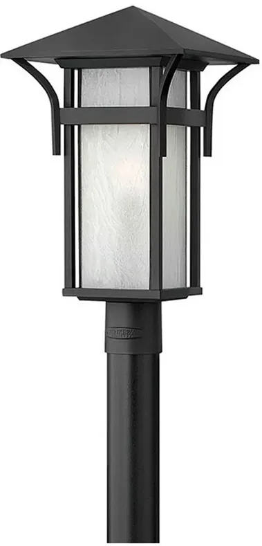 Hinkley Harbor 19 1/2" Mission Satin Black Outdoor Post Mount Light