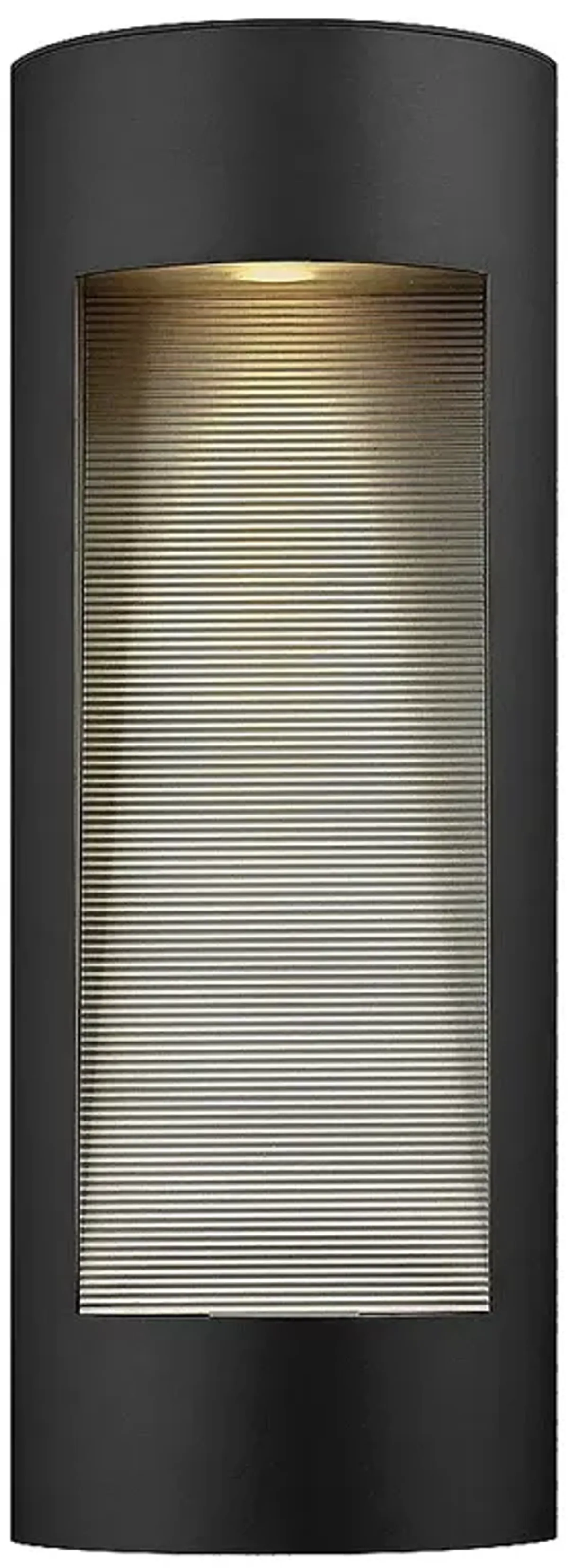 Luna 24" High Satin Black ADA Socketed Outdoor Wall Light