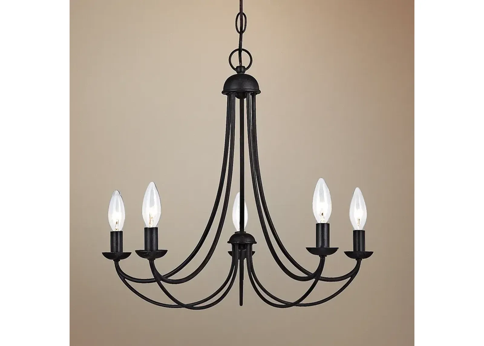 Quoizel Mirren 21" Wide 5 Light Imperial Bronze Chandelier