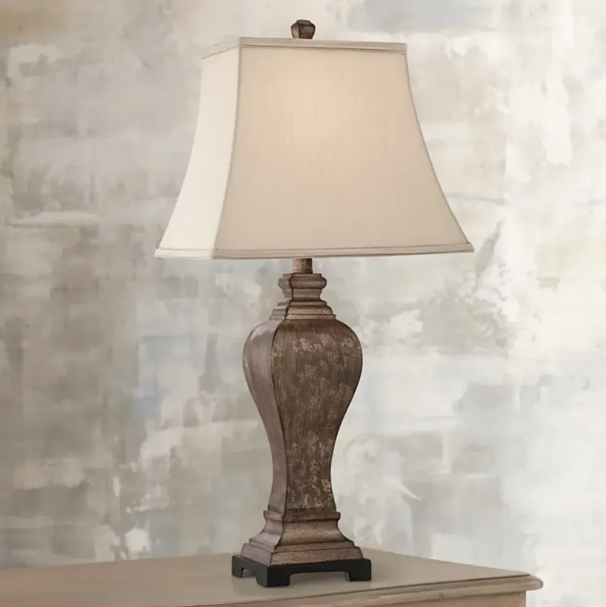 Regency Hill Edgar 29" High Traditional Bronze Table Lamp