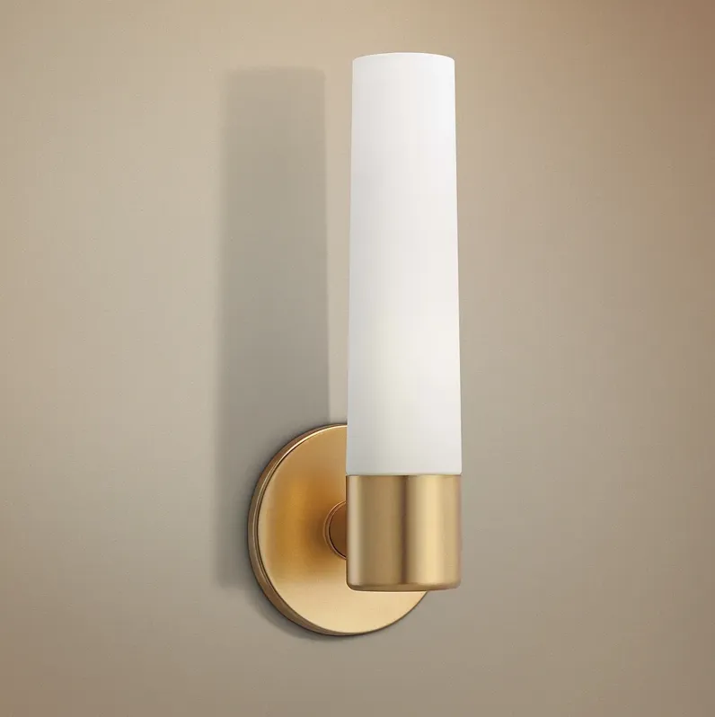 George Kovacs Saber 12 1/2" High Honey Gold Wall Sconce