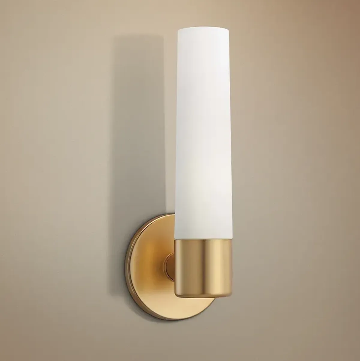 George Kovacs Saber 12 1/2" High Honey Gold Wall Sconce