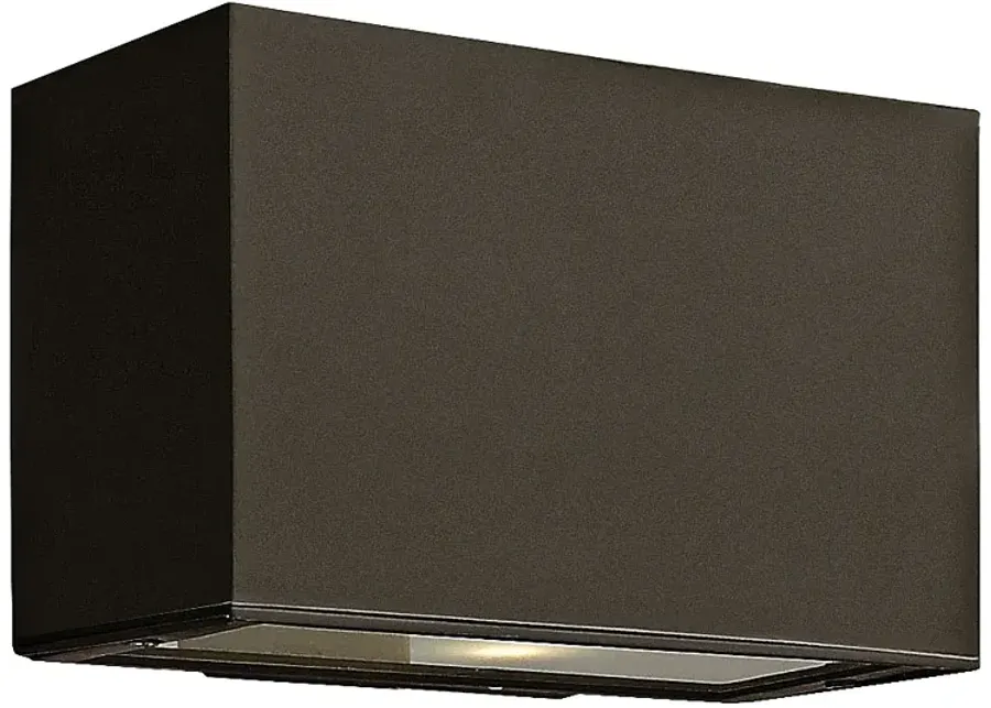 Hinkley Atlantis 9" Wide 2-LED Modern Bronze Outdoor Wall Light