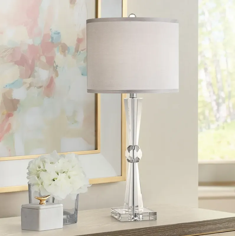 Vienna Full Spectrum Linley 29" High Element Crystal Glass Table Lamp