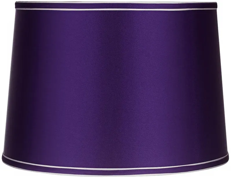 Sydnee Satin Dark Purple Lamp Shade 14x16x11 (Spider)