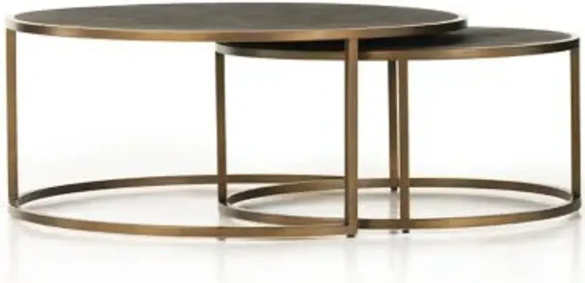 Shagreen Nesting Coffee Table