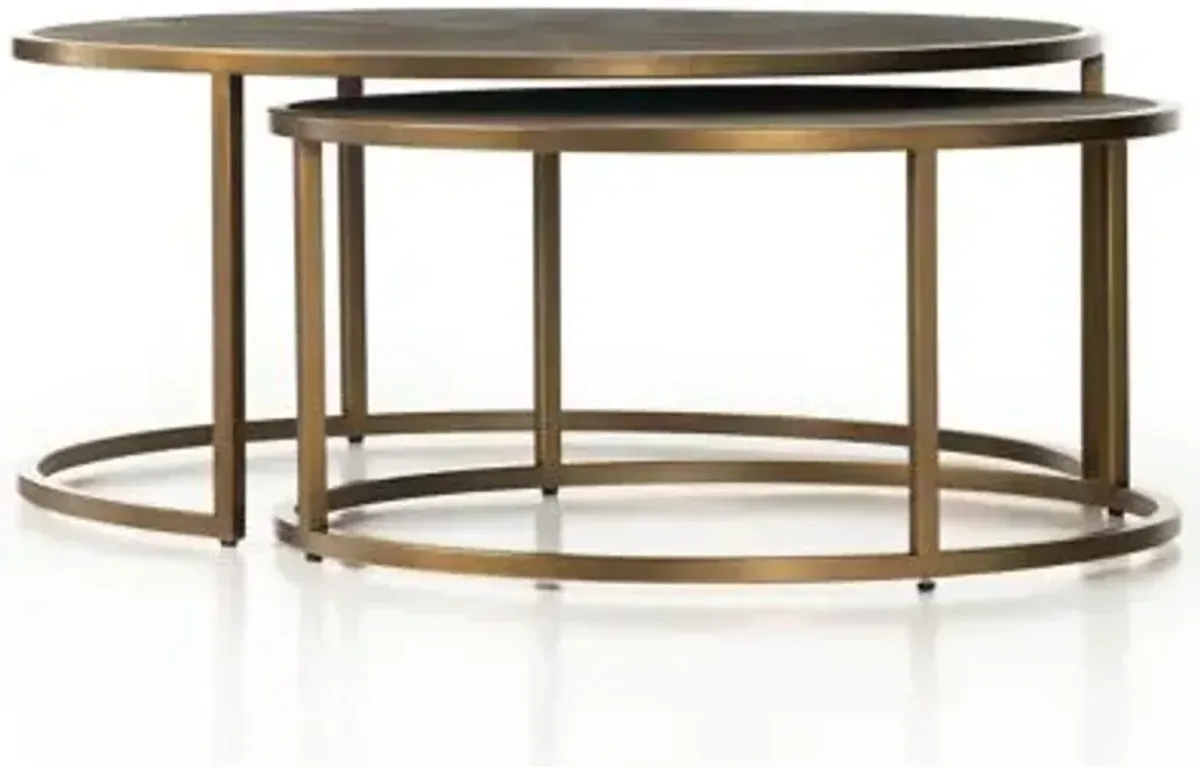 Shagreen Nesting Coffee Table