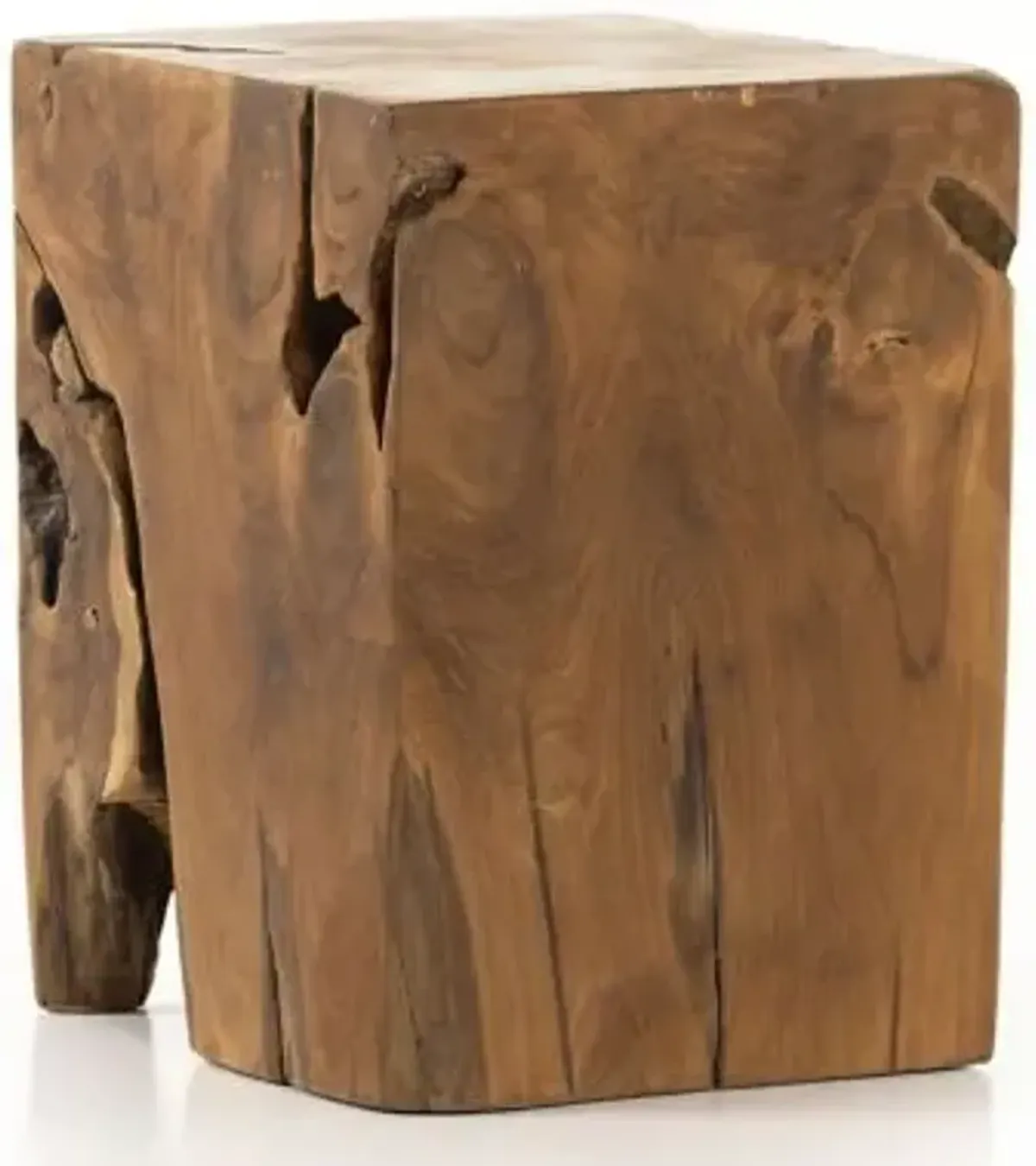 Teak Square Stool