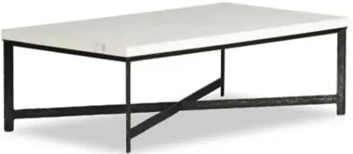 Hammered Iron Coffee Table