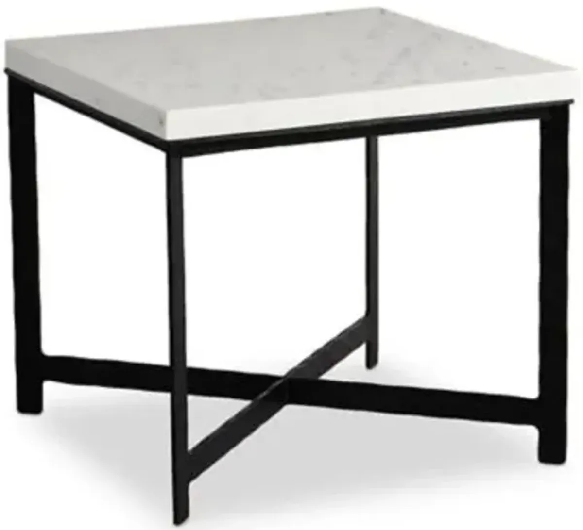 Hammered Iron End Table