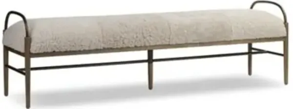 Amber Lewis x Four Hands Demi Accent Bench