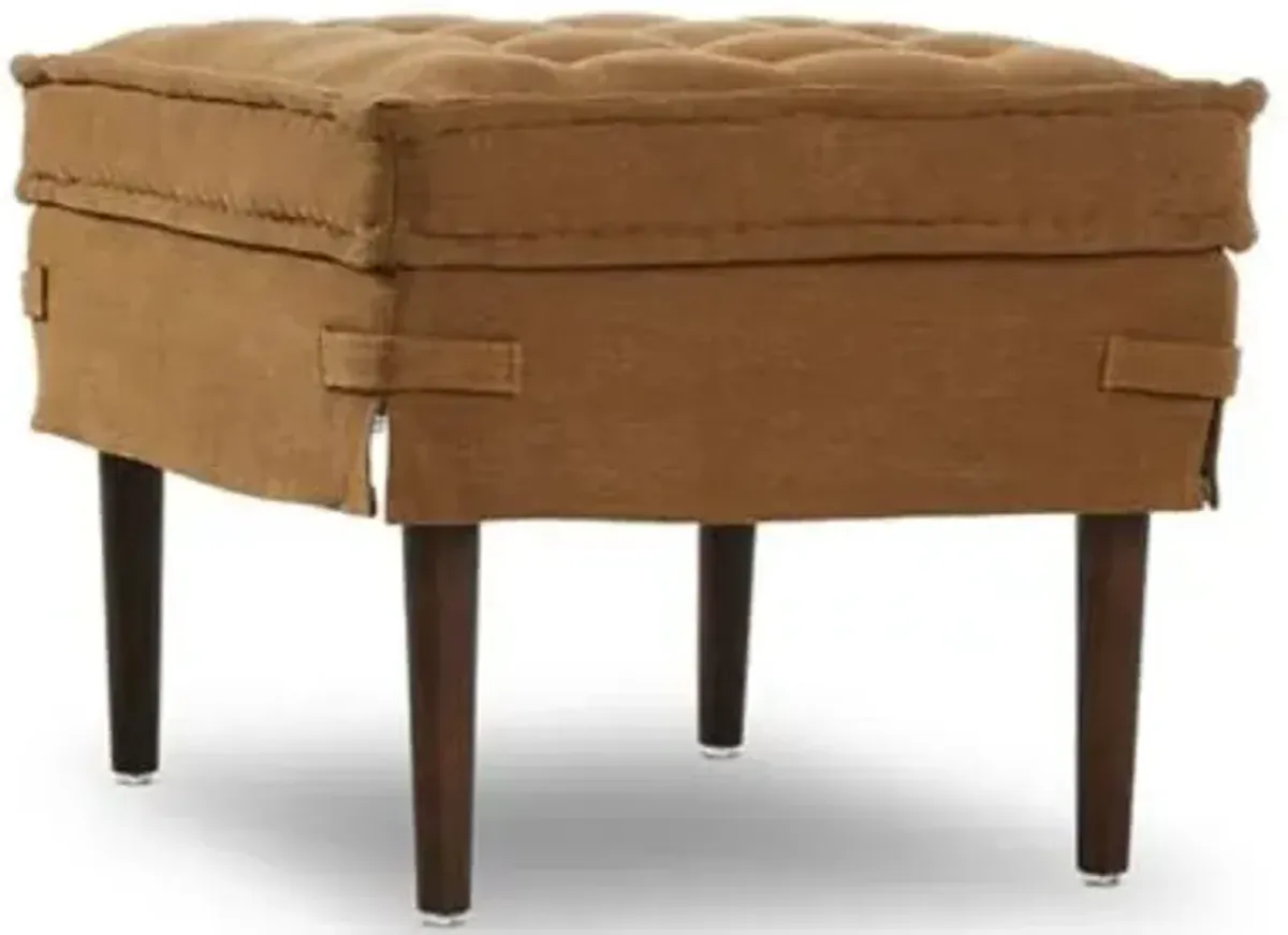 Amber Lewis x Four Hands Cole Small Ottoman