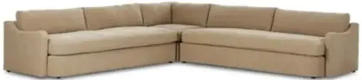 Amber Lewis x Four Hands Aurelia 3-Piece Sectional Sofa