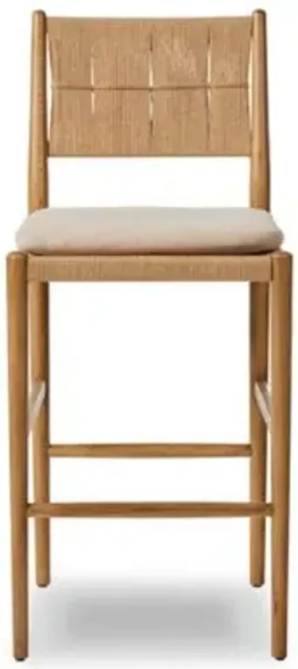 Amber Lewis x Four Hands Dara Bar + Counter Stool With Cushion