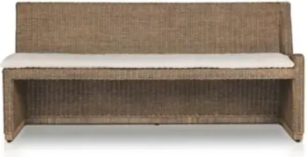 Amber Lewis x Four Hands Senna Woven One Arm Dining Bench