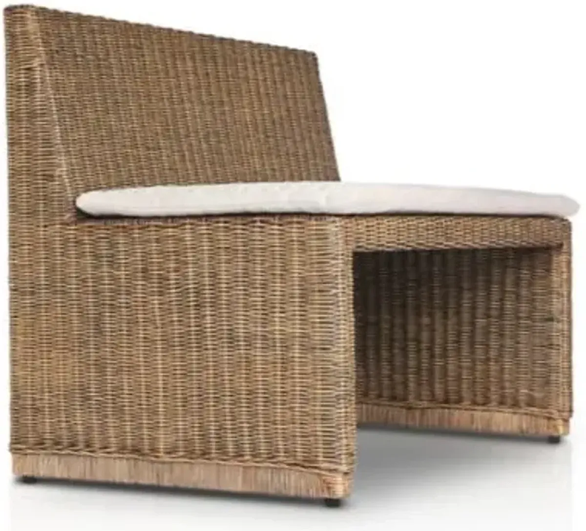 Amber Lewis x Four Hands Senna Woven Dining Bench
